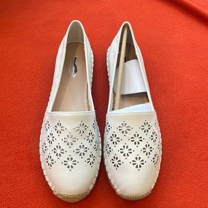 Kate spade 8 1/2 Garcia optic white espadrilles